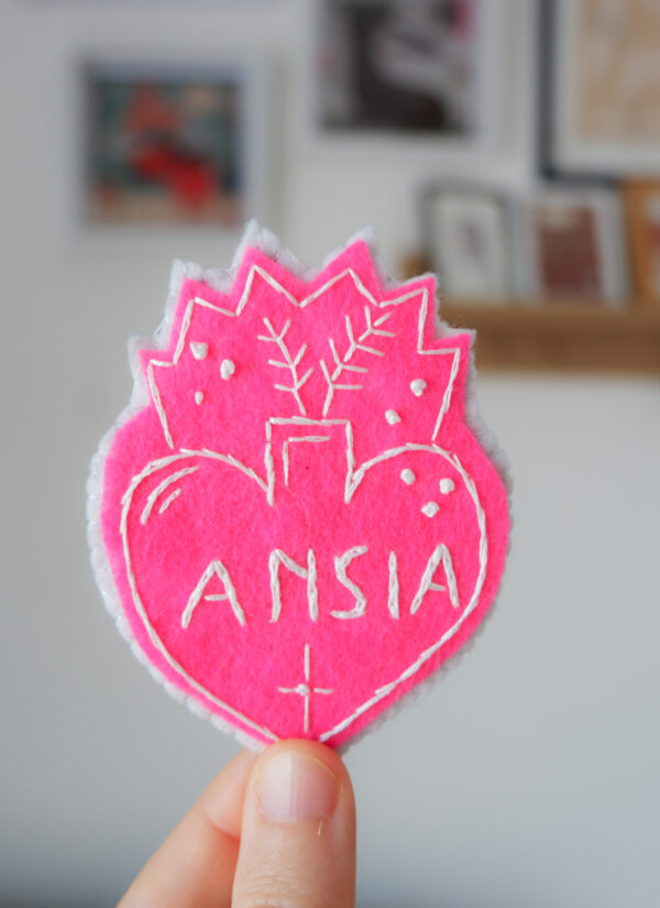 Spilla Ansia Cuore Sacro - immagine 3