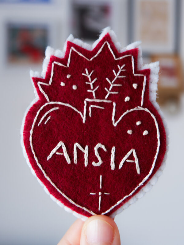 Spilla Ansia Cuore Sacro - immagine 4